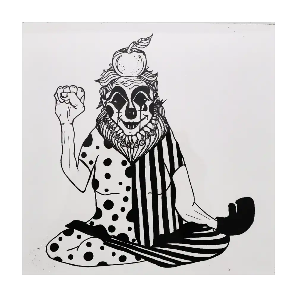 Tusche auf Papier, 20x20cm