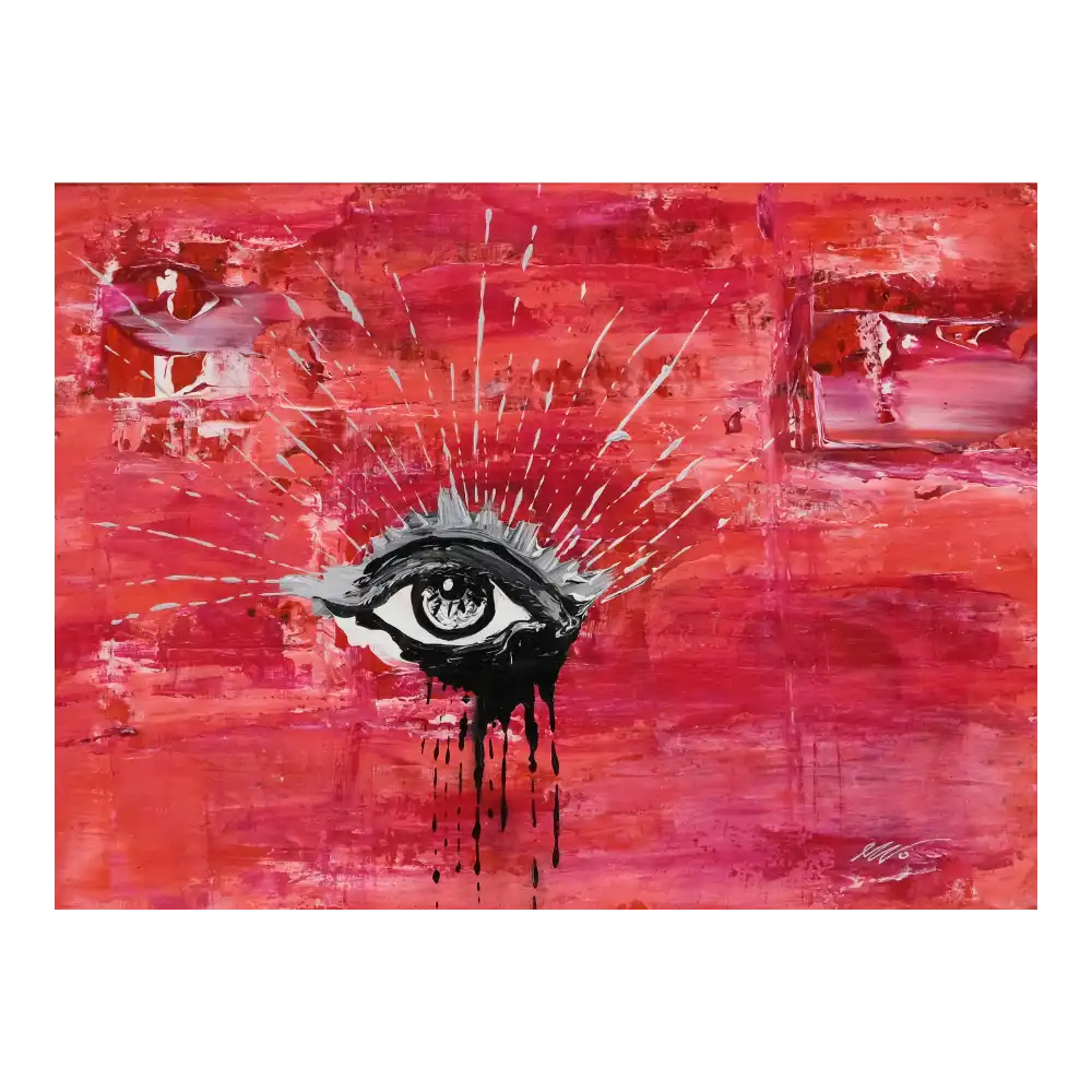 Acryl, Malpappe, 30x40cm