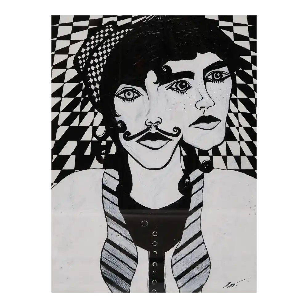 Acryl, Malpappe, 30x40cm